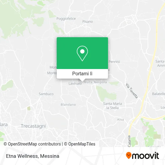 Mappa Etna Wellness