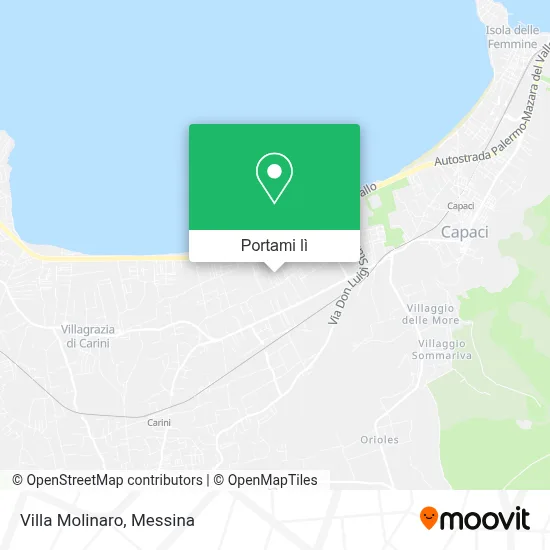 Mappa Villa Molinaro