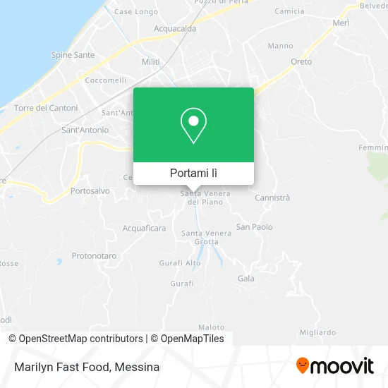 Mappa Marilyn Fast Food