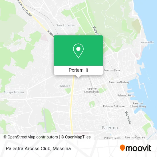 Mappa Palestra Arcess Club