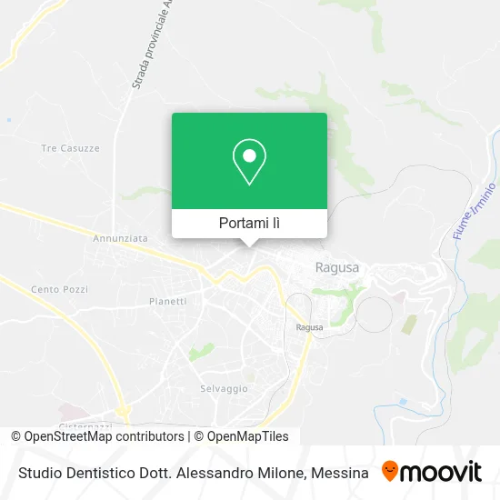 Mappa Studio Dentistico Dott. Alessandro Milone