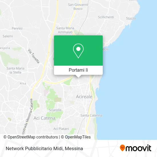 Mappa Network Pubblicitario Midi