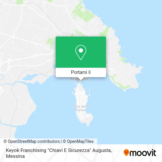Mappa Keyok Franchising "Chiavi E Sicurezza" Augusta