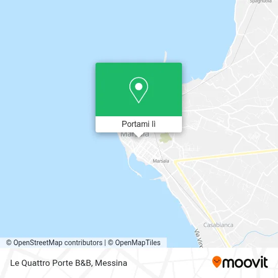 Mappa Le Quattro Porte B&B