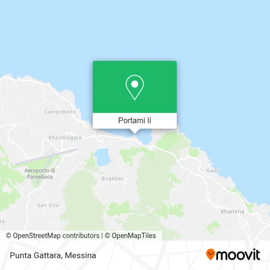 Mappa Punta Gattara