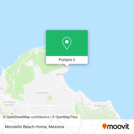 Mappa Mondello Beach Home