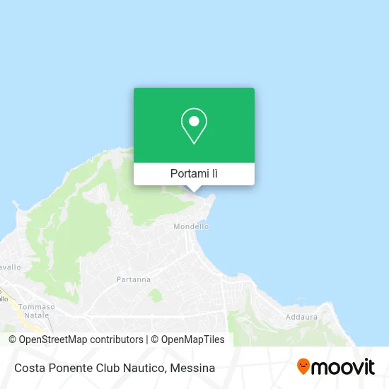 Mappa Costa Ponente Club Nautico