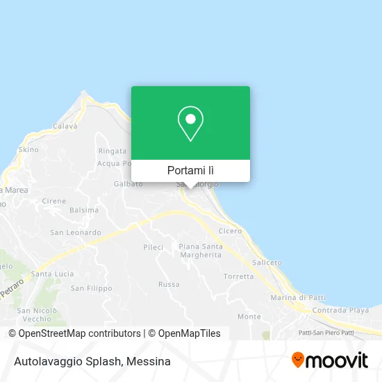 Mappa Autolavaggio Splash