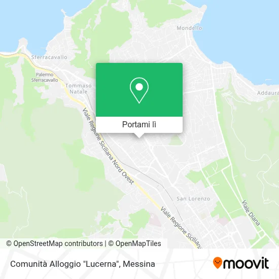 Mappa Comunità Alloggio  "Lucerna"