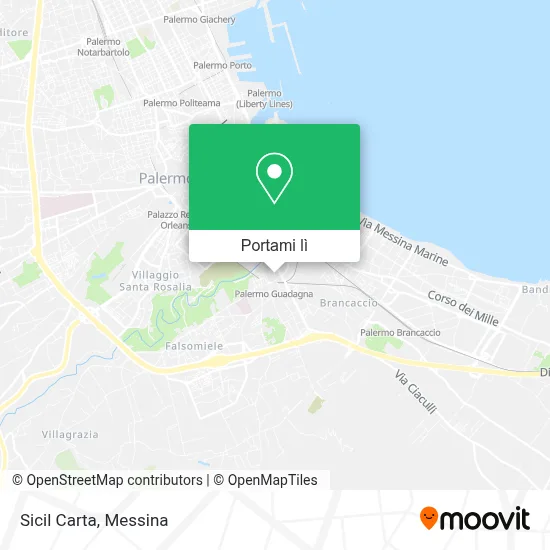 Mappa Sicil Carta