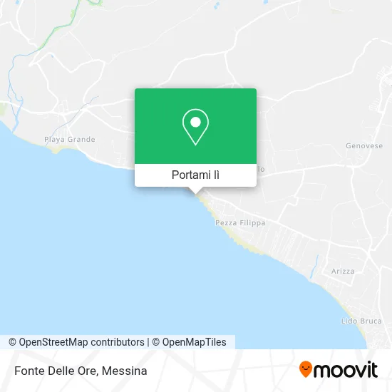 Mappa Fonte Delle Ore