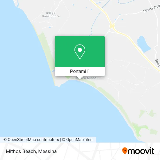 Mappa Mithos Beach