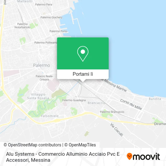 Mappa Alu Systems - Commercio Alluminio Acciaio Pvc E Accessori