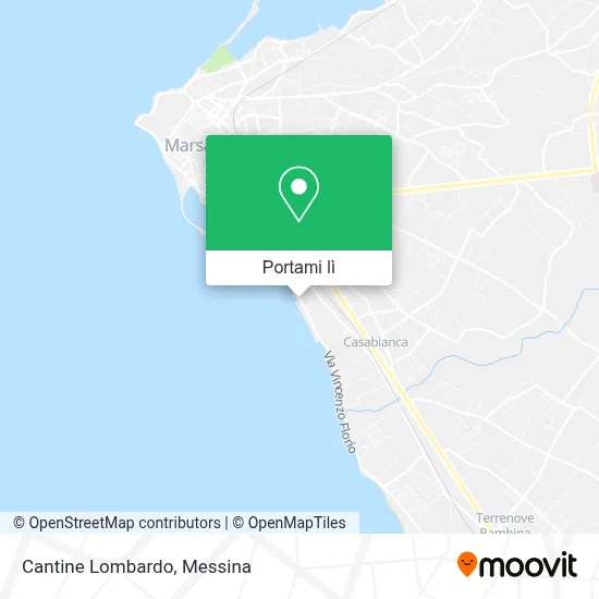 Mappa Cantine Lombardo