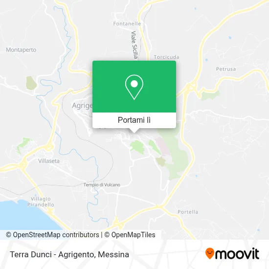 Mappa Terra Dunci - Agrigento
