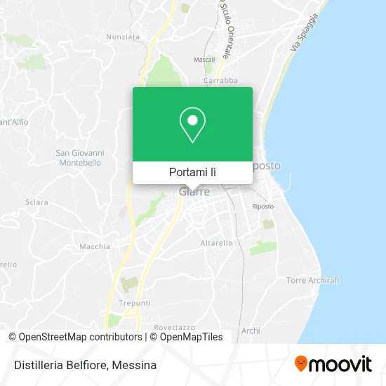 Mappa Distilleria Belfiore