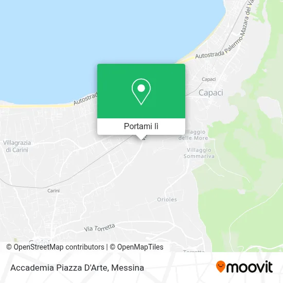 Mappa Accademia Piazza D'Arte