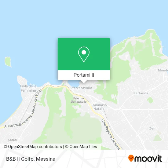Mappa B&B Il Golfo