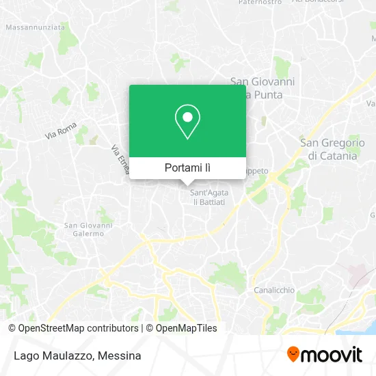 Mappa Lago Maulazzo