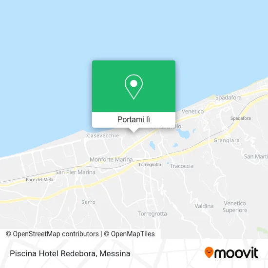 Mappa Piscina Hotel Redebora