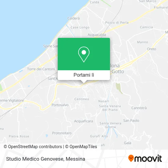 Mappa Studio Medico Genovese