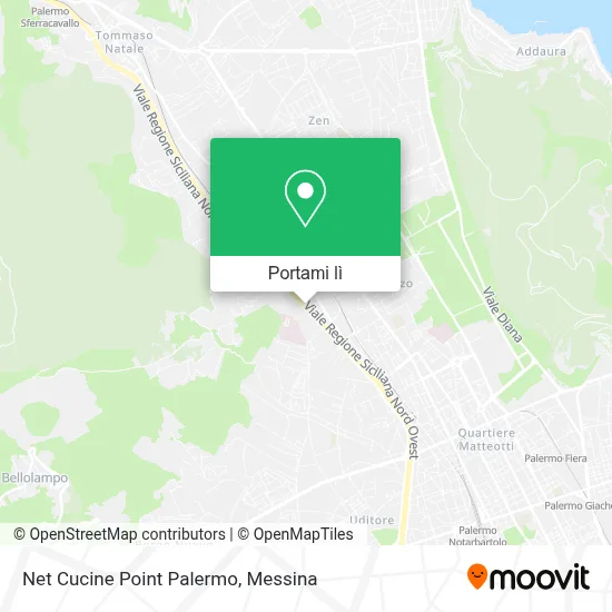 Mappa Net Cucine Point Palermo