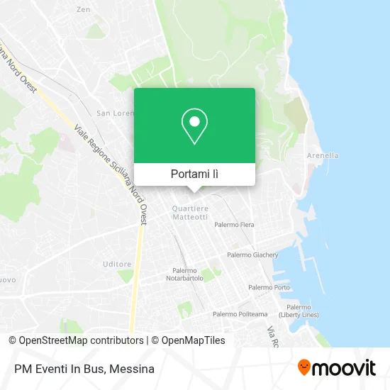 Mappa PM Eventi In Bus
