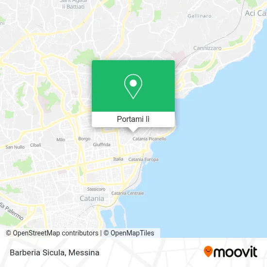 Mappa Barberia Sicula