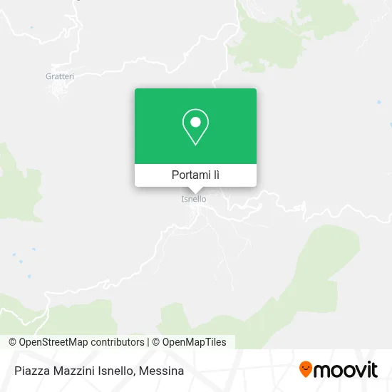 Mappa Piazza Mazzini Isnello