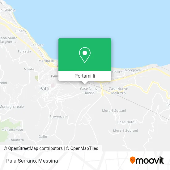 Mappa Pala Serrano