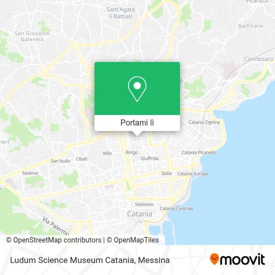 Mappa Ludum Science Museum Catania