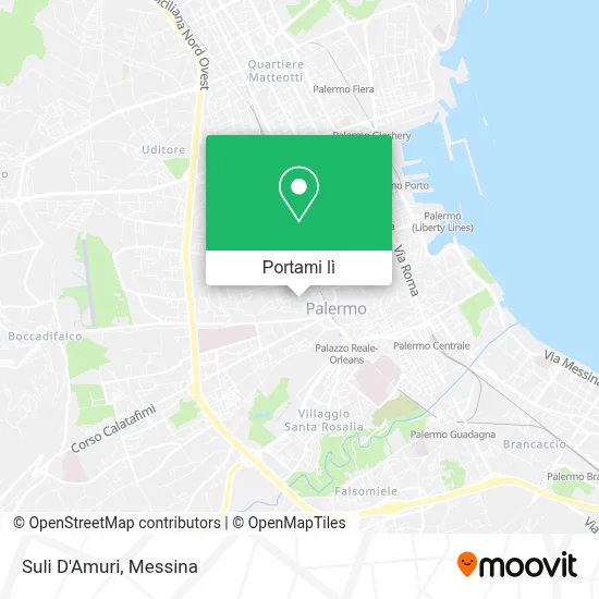 Mappa Suli D'Amuri