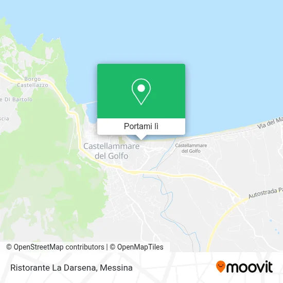 Mappa Ristorante La Darsena