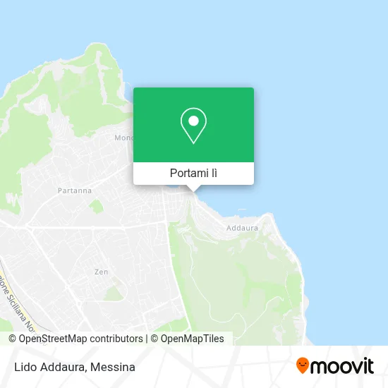 Mappa Lido Addaura