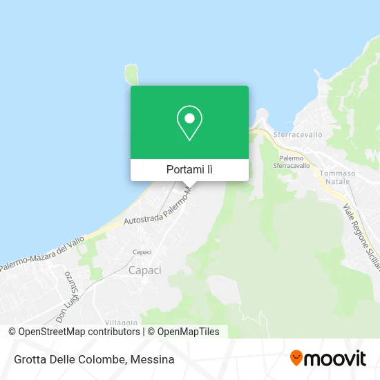 Mappa Grotta Delle Colombe