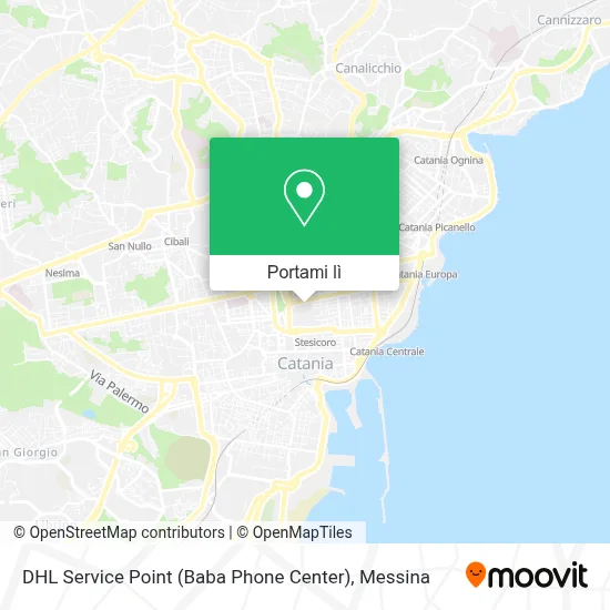 Mappa DHL Service Point (Baba Phone Center)