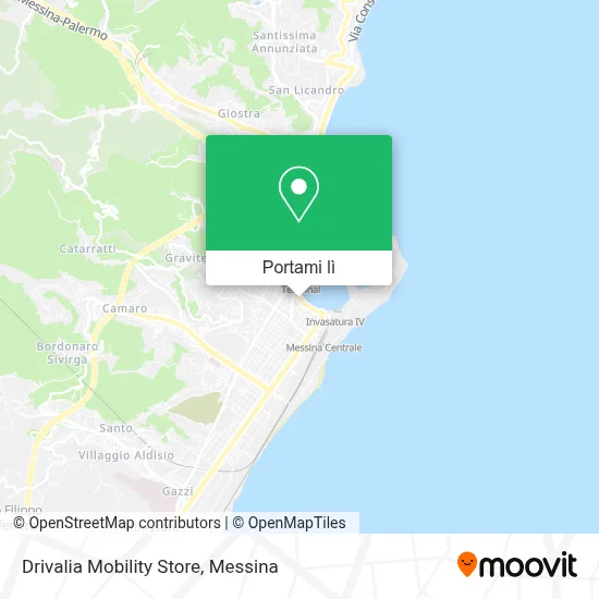 Mappa Drivalia Mobility Store