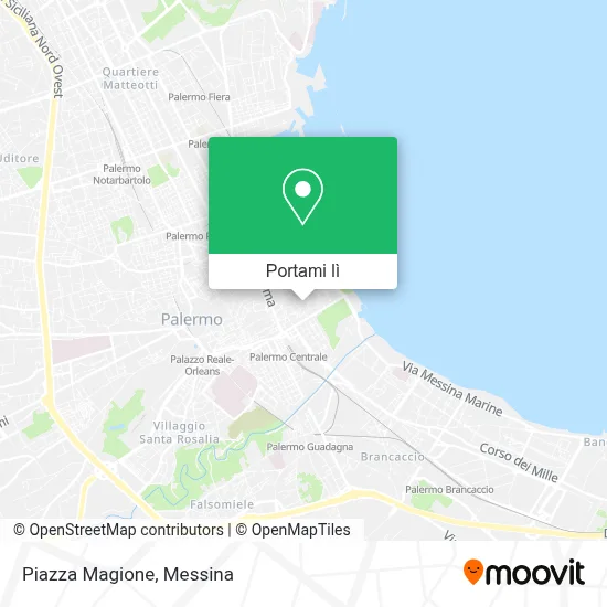 Mappa Piazza Magione