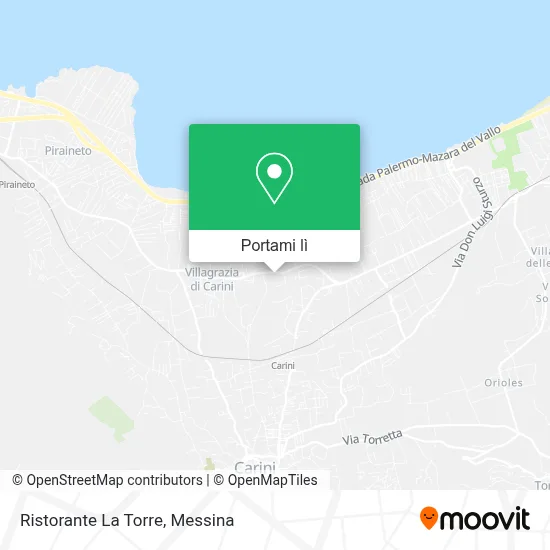 Mappa Ristorante La Torre
