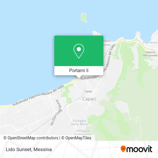 Mappa Lido Sunset