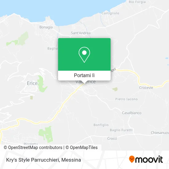 Mappa Kry's Style Parrucchieri