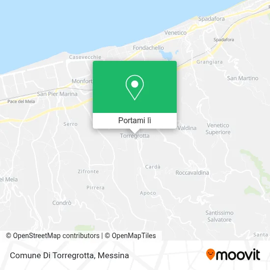 Mappa Comune Di Torregrotta