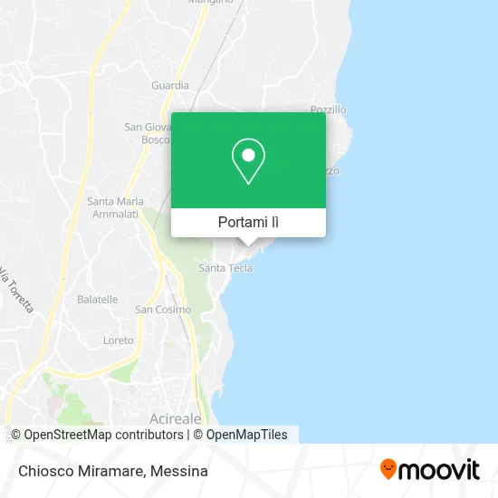 Mappa Chiosco Miramare