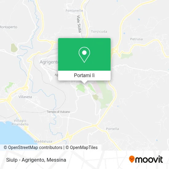 Mappa Siulp - Agrigento