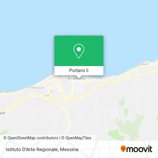 Mappa Istituto D'Arte Regionale