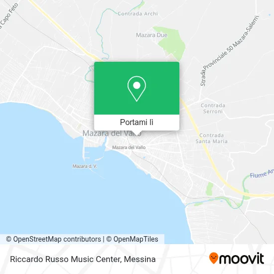 Mappa Riccardo Russo Music Center