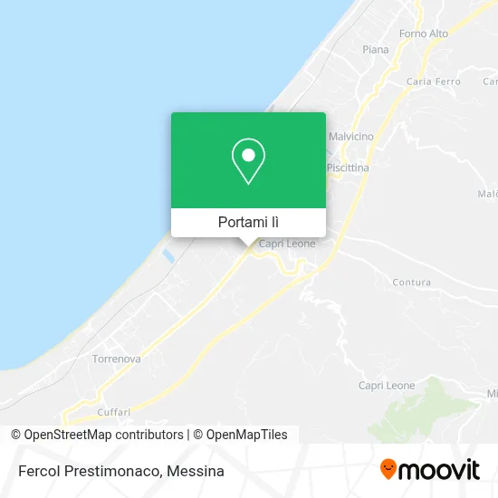 Mappa Fercol Prestimonaco