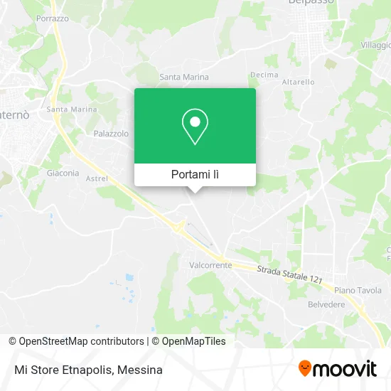 Mappa Mi Store Etnapolis