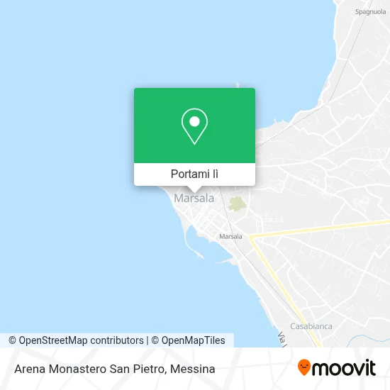 Mappa Arena Monastero San Pietro