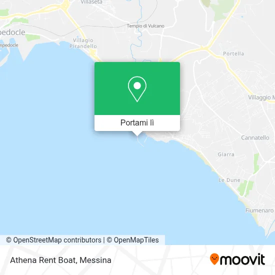Mappa Athena Rent Boat